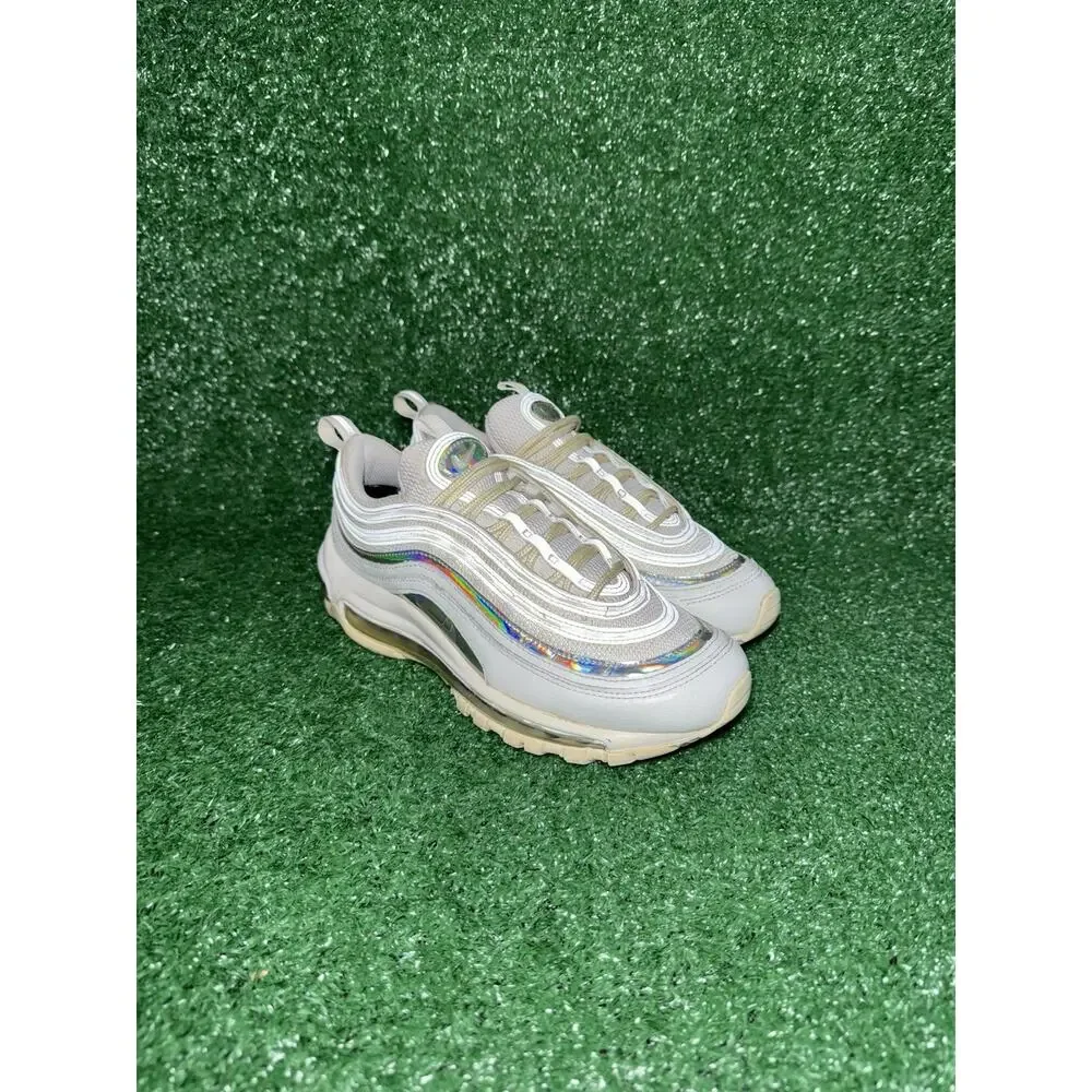 Nike Air Max 97 Iridescent White Womens Size 6.5 Athletic Running Shoes Sneakers - Picture 3 of 11